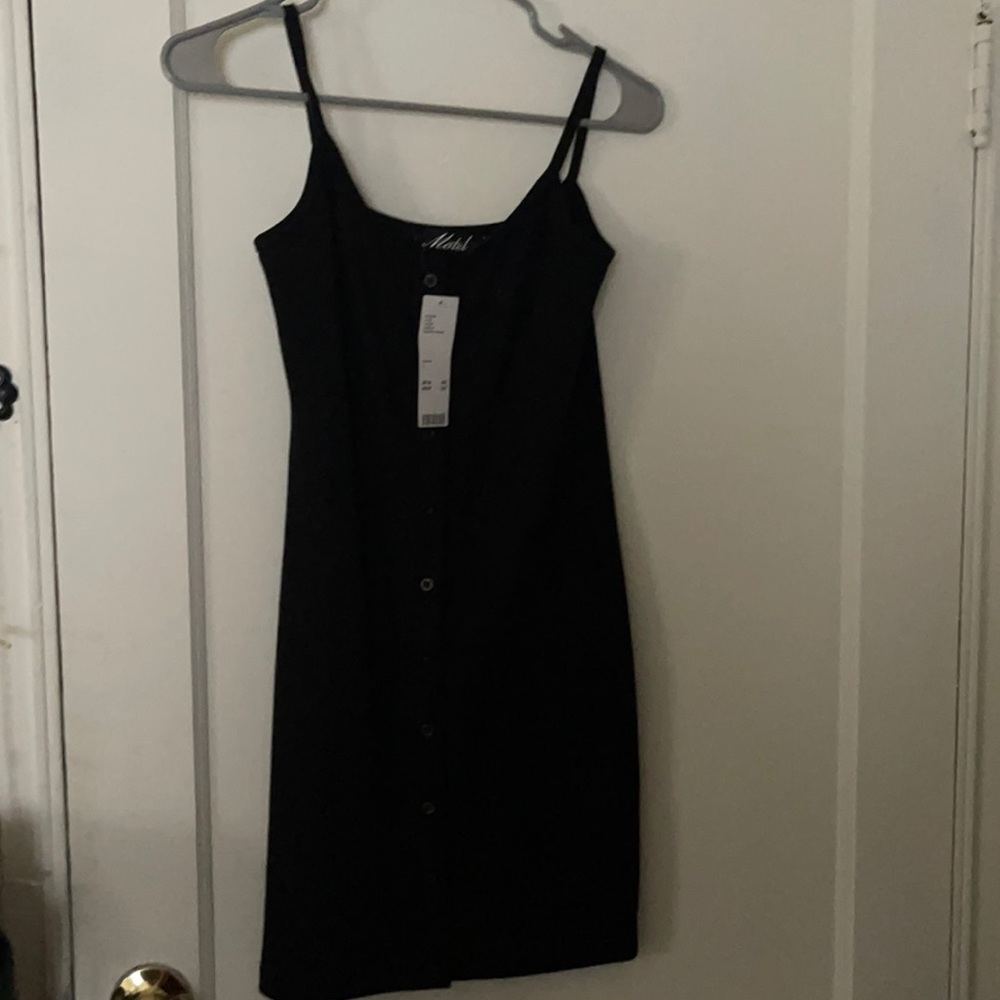 motel button up dress